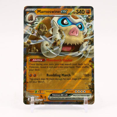 #ad #ad Mamoswine ex 079 159 Journey Together Ultra Rare Pokemon NM MINT $1.24