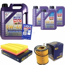 INSPEKTIONSKIT FILTER LIQUI MOLY ÖL 8L 5W-40 für BMW 5er E60 520i 525i 530i E61