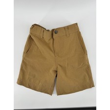 Hanna Andersson Boys Brown Active Stretch Shorts Size 5 110cm Hiking Outdoor