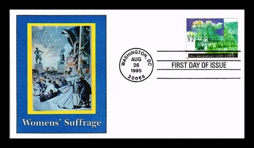 US COVER PANDA CACHETS FIRST DAY OF ISSUE 19TH AMENDMENT WOMEN'S SUFFRAGE
