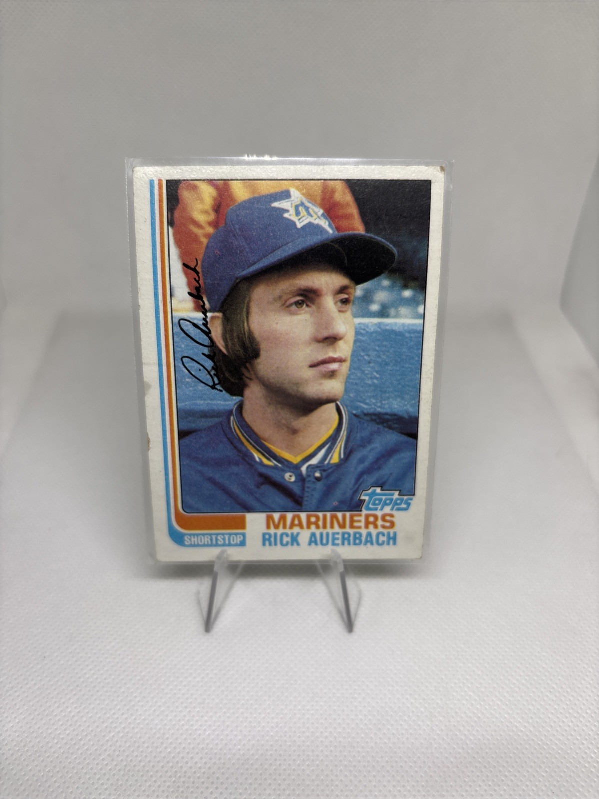 1982 Topps Baseball #72 Rick Auerbach, Mariners.