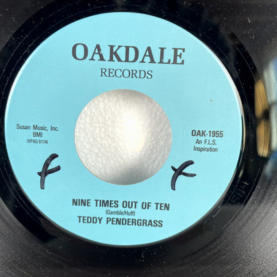 Teddy Pendergrass / Bill Medley 7'' Single 1974 Oakdale R&B Soul 45 RPM