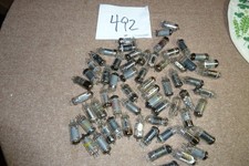 60 Unmarked Glass Amplifier Vacuum Tubes Item 492