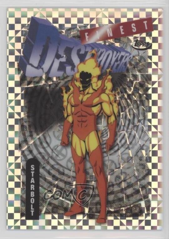 2025 Topps Finest X-Men '97 Uncommon Silver X-Fractor 27/97 Starbolt #75 pe8