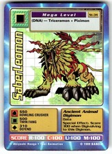 SaberLeomon #ST-34 Prices | Digimon Series 1 Starter | Digimon Cards SaberLeomon #ST-34 Prices | Digimon Series 1 Starter | Digimon Cards