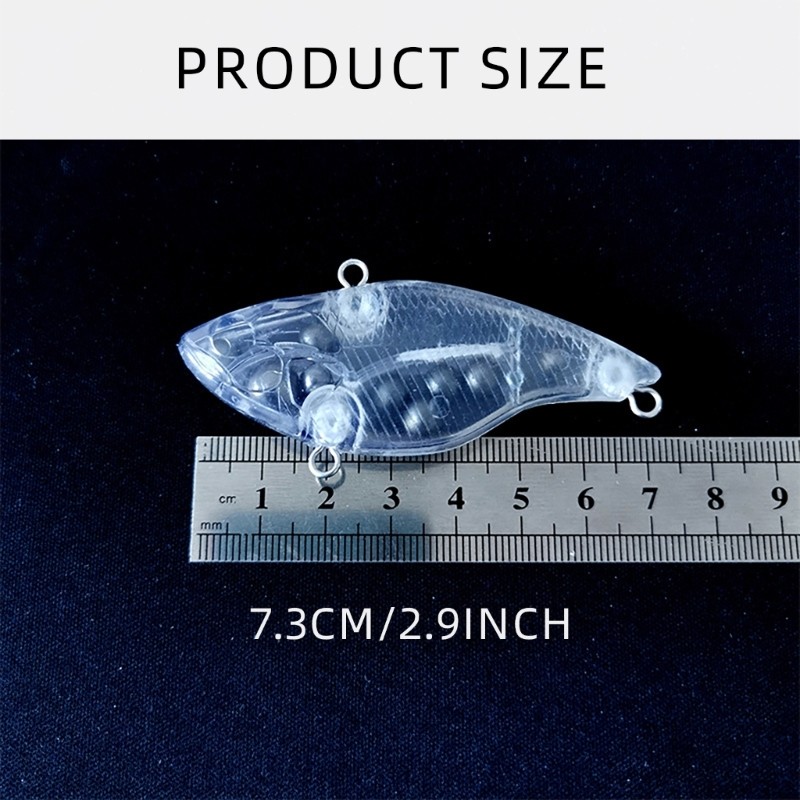 Unpainted Swimbait Crankbait Topwater DIY Lures for Fishing Clear Baits Blanks - Image 8