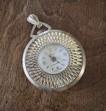 Vintage Burgana Single Jewel Swiss Made Pocke...