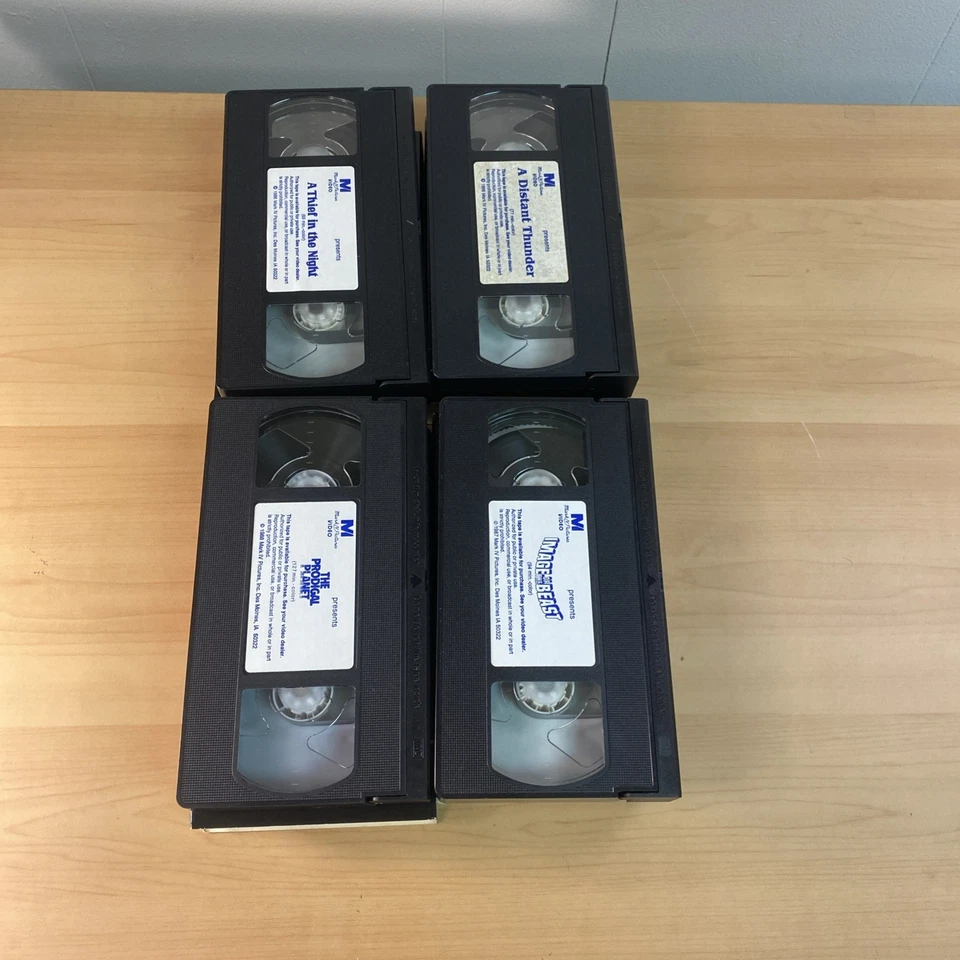 End Times Saga VHS Lot 4 Thief In The Night, Distant Thunder ++ Christian Horror - Image 4 of 4