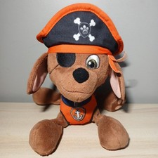 ZUMA PIRATE Dog Puppy PAW PATROL Plush Stuffed Beanie Animal Spin Masters 7"