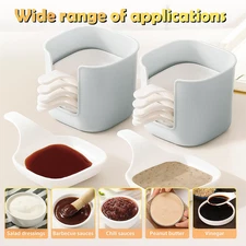 6pcs/Mini Dipping Bowls / Set / Handle / Storage Box / Stackable / Sauce Dishes