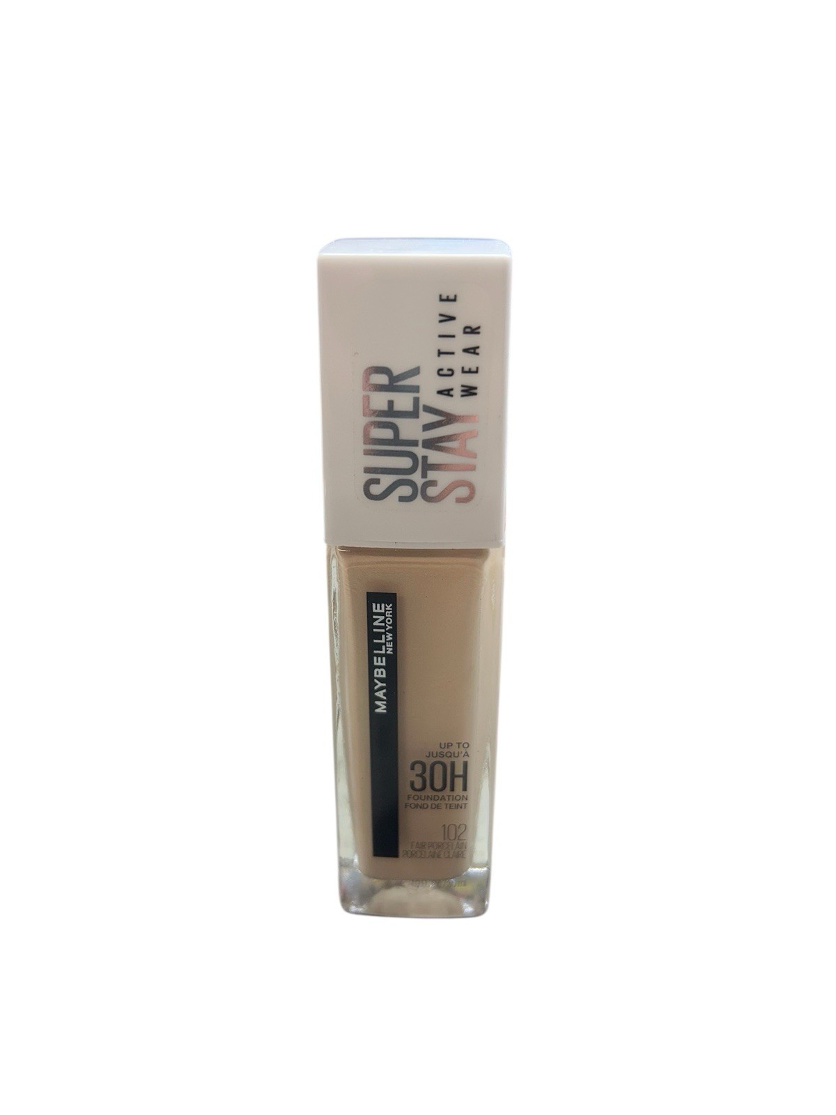 Maybelline Super Stay 24H Foundation in 102 Fair Porcelain for Longwear Coverage