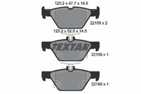 Textar Bremsbelagsatz, Scheibenbremse 2215801 Passend FüR Subaru