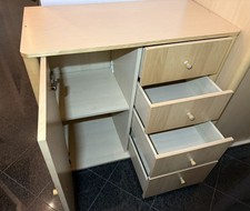 Paidi Fleximo Wickelkommode Birke hell plus Wickelaufsatz