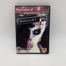Manhunt - Sony PlayStation 2 - Game and Case- Tested and Works Well!