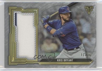 2020 Topps Triple Threads Single Jumbo Relics 11/36 Kris Bryant #SJR-KB 02fz
