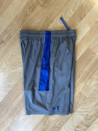 Under Armour Youth XL 3/4 Sleeve Raglan Baseball Shirt & Short Set HeatGear Blu - Picture 6 of 10