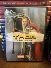 Thor Dark World, Ragnarok, Love And Thunder 4 Movie DVD Set⚠️OPEN BOX⚠️