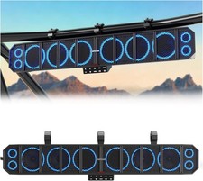 UTV Sound Bar Waterproof 10-Speaker ATV Soundbar Bluetooth Multicolor Ligh