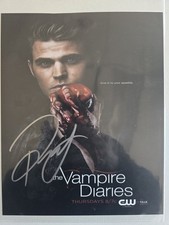 Photo autographe signée Paul Wesley 8x10 avec LOA