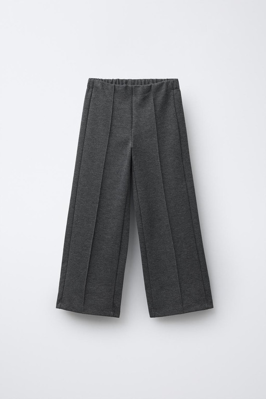 NWT Zara Girl's Ponte Knit Wide Leg Dress Pants Size M 9-10