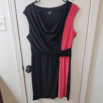 Perceptions New York Women's Sleeveless Cowl Neck Dress NWOT Size L