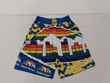 Denver Nuggets Mitchell and Ness Jumbrotron 2.0 Shorts AOP Men's Size Medium NBA