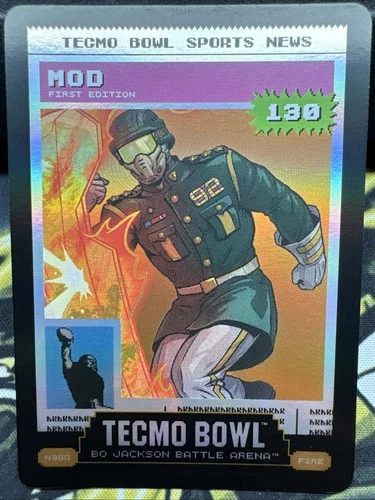 2026 Bo Jackson Battle Arena Tecmo Bowl Mod News Fire Battlefoil N350
