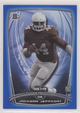 2014 Bowman Rookies Blue 156/499 Jackson Jeffcoat #87 1x9