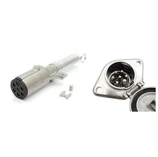 TORQUE 7-Way Round Wiring Harness Kit, SAE J560 Style Die-Cast Housing,