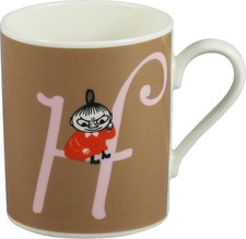 Moomin Initiales Tasse H) Cadeau Boîte 320ml Approximative Diamètre 8 x 9cm Peu