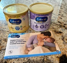 2 NEW 7.2 oz CANS ENFAMIL NEUROPRO BABY INFANT FORMULA GENTLEASE EXP JAN 2027