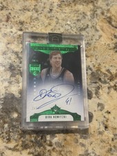 2019 Panini Eminence Dirk Nowitzki Emerald Diamond Gem Auto /3 Dallas Mavericks