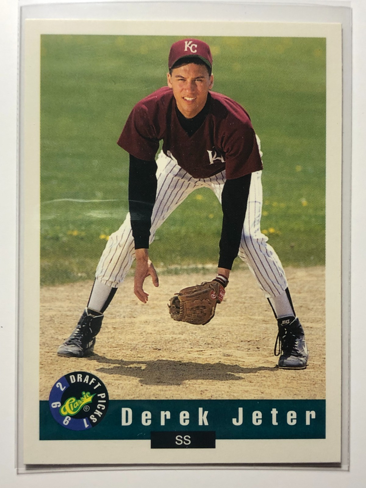 DEREK JETER 1992 CLASSIC DRAFT PICKS #6 ROOKIE N.Y. YANKEES HOF