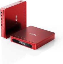 FiiO DM13 Bluetooth Multifunctional Portable Stereo CD Player  Red, Bluetooth 
