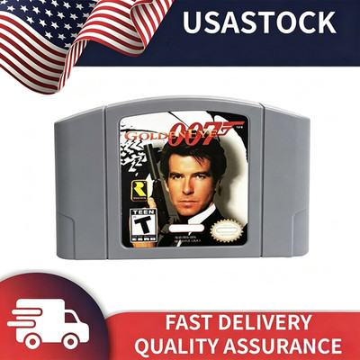 GoldenEye 007 Games Cartridge For Nintendo 64 Console US Version Fast Shipping