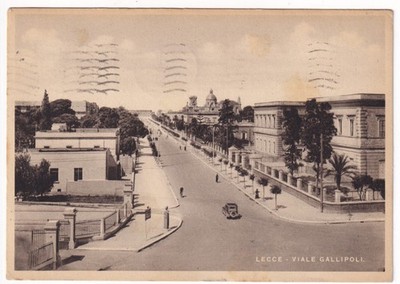 P04984 - POSTCARD LECCE - VIALE GALLIPOLI - g/vg