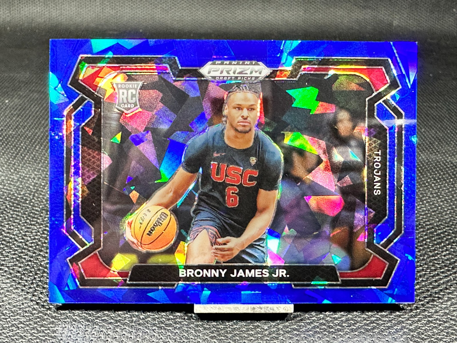 2024 Prizm Draft Picks BRONNY JAMES JR. Blue Ice Prizm Variation RC /99 #86