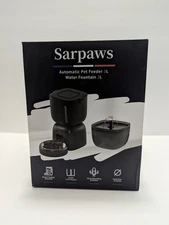 Sarpaws Automatic Pet Feeder & Water Fountain - New in Box