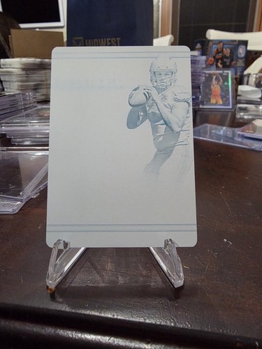 2017 Panini National Treasures - Rookie Patrick Mahomes Printing Plate 1/1