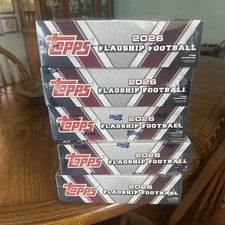 2026 Topps Flagship Football Super Box Factory Sealed NFL 147 Cards Funko