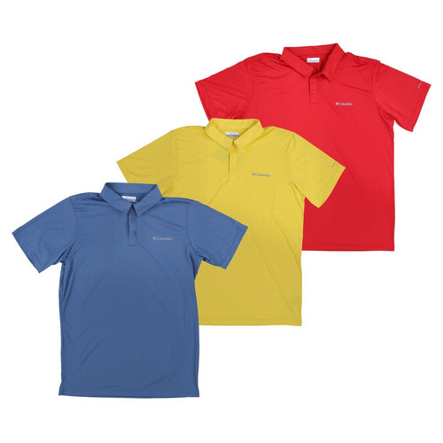 Columbia X Men's Polo Shirt Short Sleeve Collared Top Logo S M L Xl 2Xl New Nwt - Picture 1 of 6