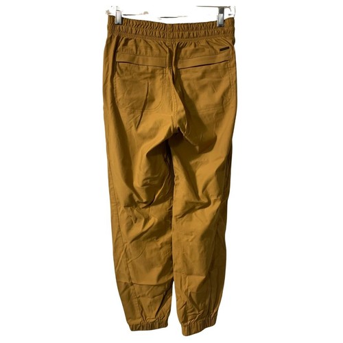 Prana Women's Alana Joggers Pants Size S Yellow Nylon Stretch Hiking Outdoors - Picture 2 of 9