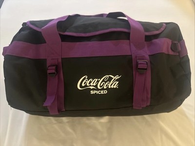 Coca-Cola duffle Bag  Brand New Black/purple With Coca-Cola Spiced On Side