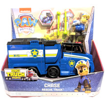 Paw Patrol Big Truck Pups CHASE Rescue Transforming Toy Truck New