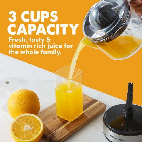 ETS623 BPA-Free Electric Citrus Juicer, Compact, Large Volume, Pulp Control, ... - Picture 5 of 8