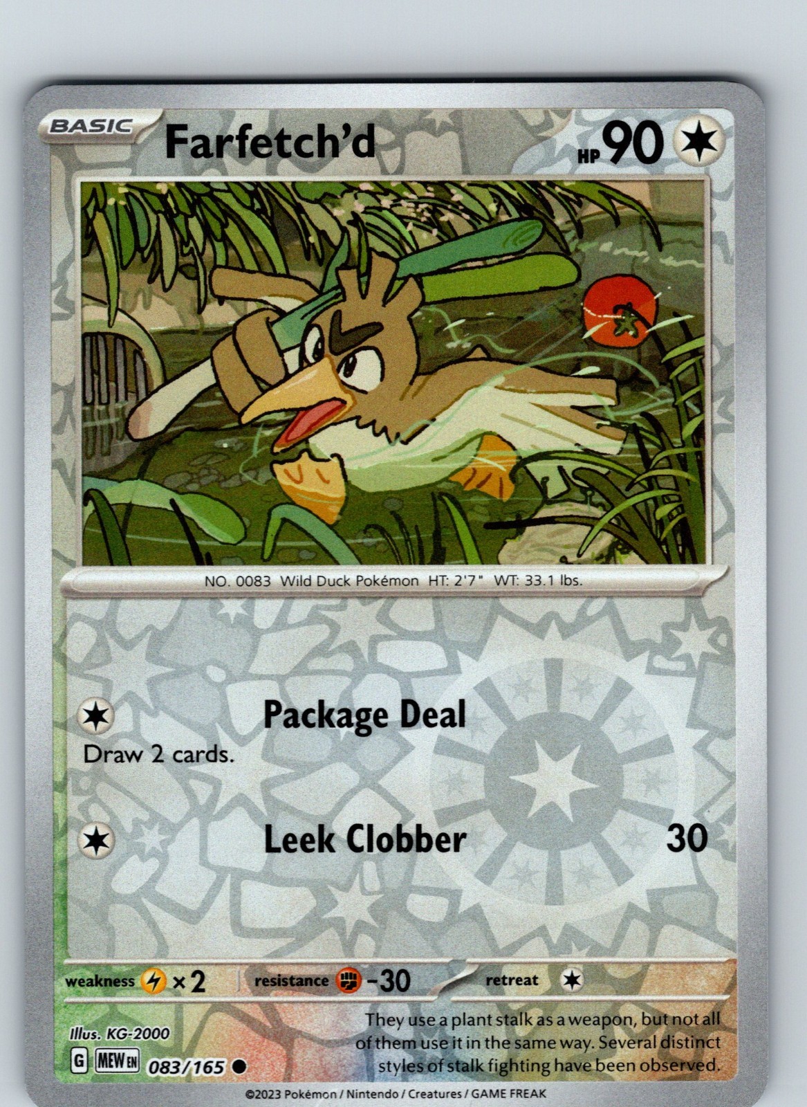 Farfetch'd 83/165 2023 SV 151 Reverse Holo Common