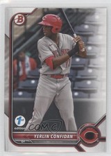 2022 Bowman Draft 1st Edition Yerlin Confidan #BD-199 3d2