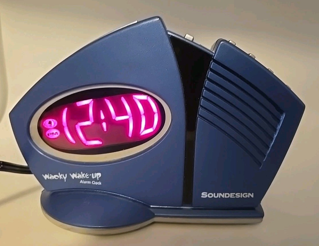 Soundesign Alarm Clock Wacky Wake-Up 3131L Vintage Sound Des