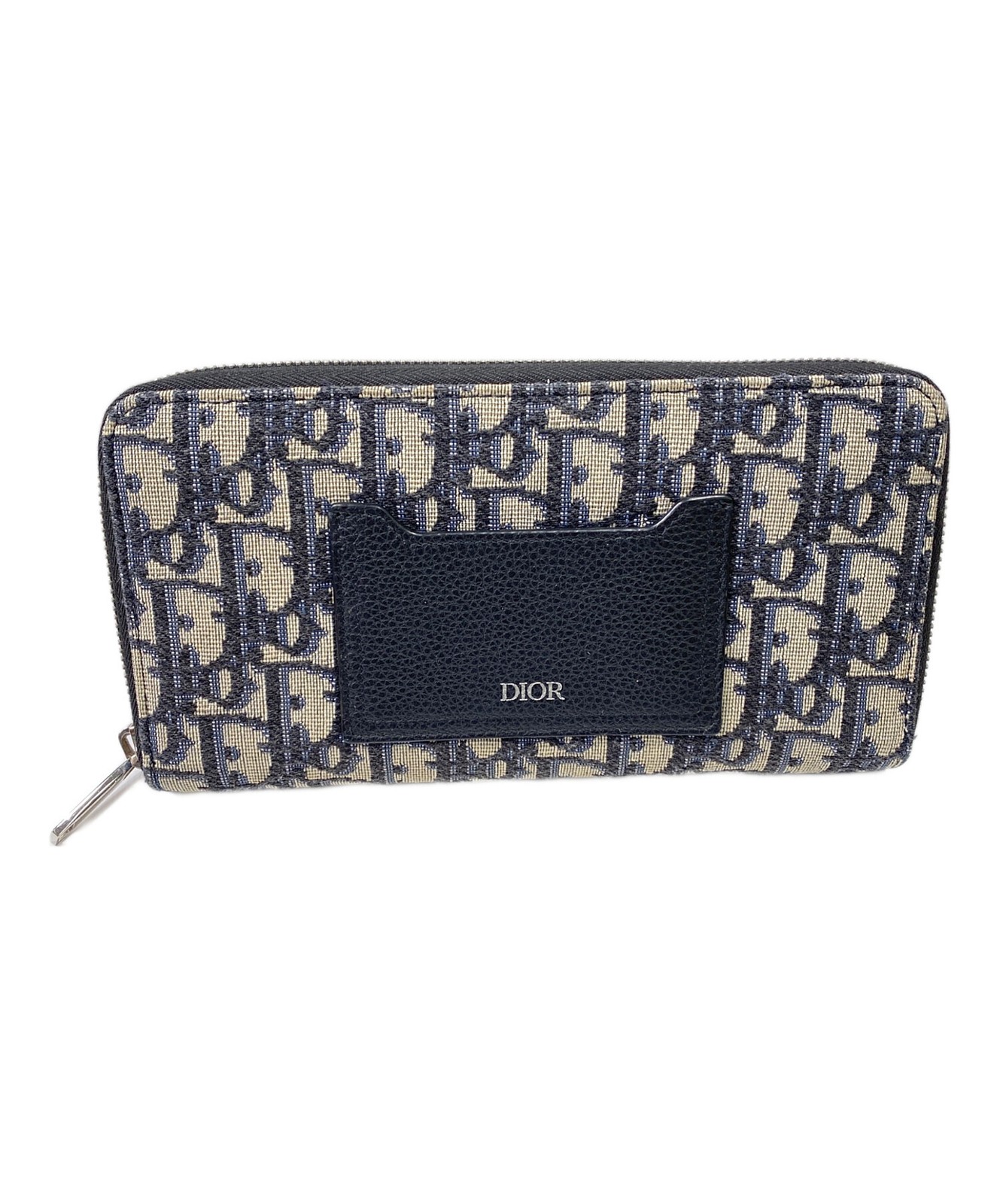 ChristianDior Trotter Oblique Zip-Around Wallet 24-BO-0119 #255