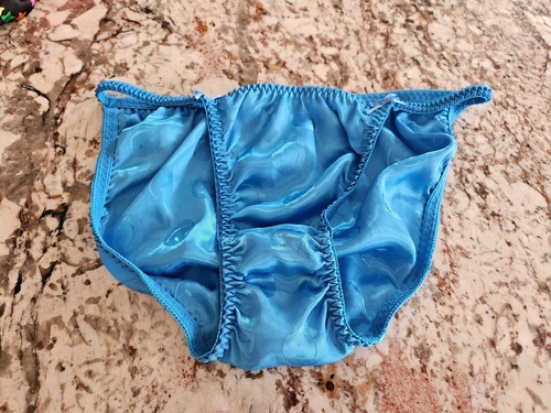 True Vintage Joe Boxer Satin String Bikini Panty Size 8 - Picture 1 of 3